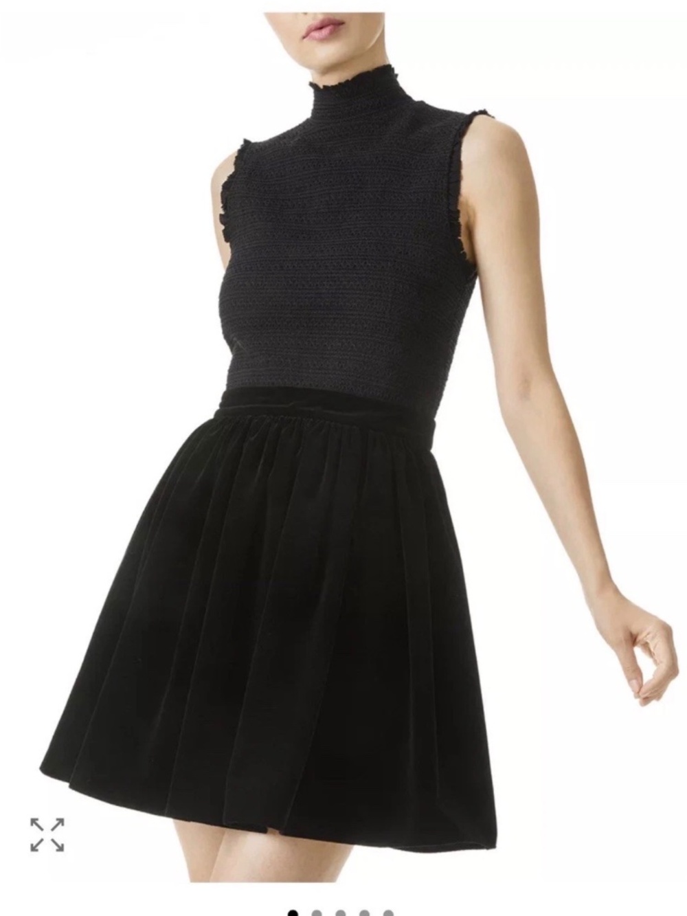 Alice+Olivia short black dress
